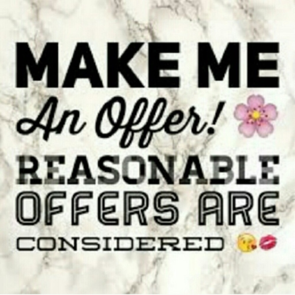 Reasonable offers will be excepted